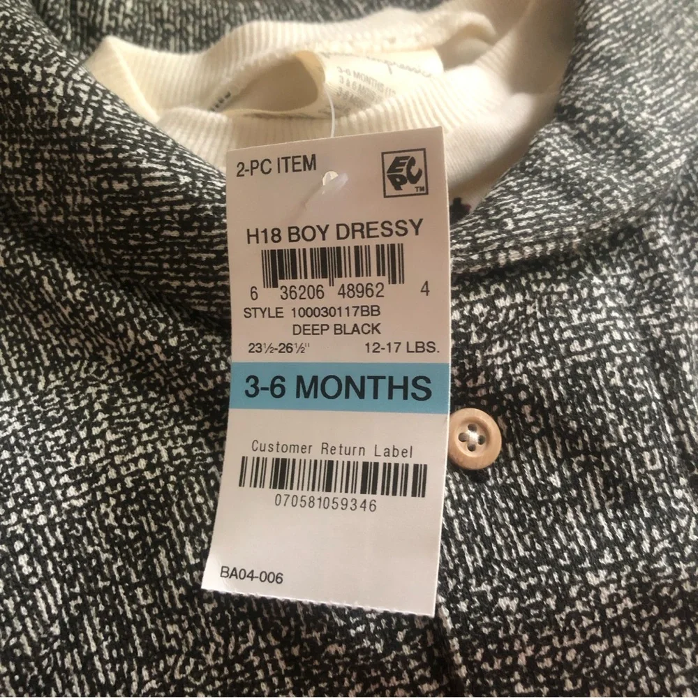 First Impressions gray polyester